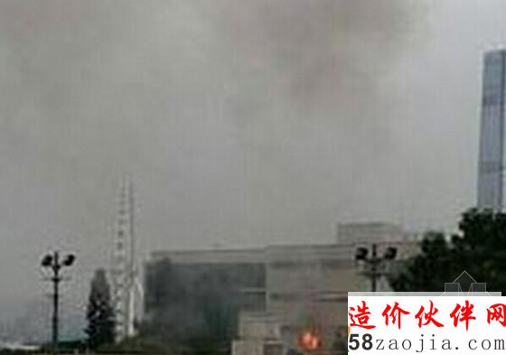驻港部队宿舍起火现场