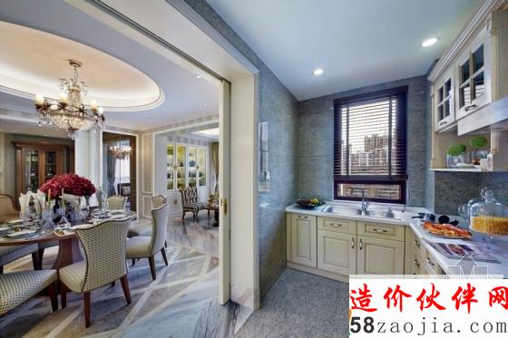 西安荣禾曲池东岸“尊贵典雅”简欧大户型设计
