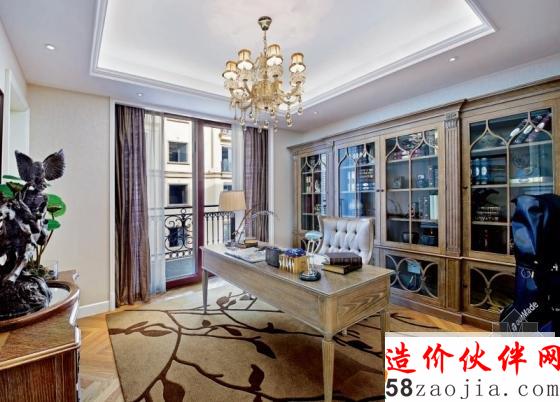 西安荣禾曲池东岸“尊贵典雅”简欧大户型设计