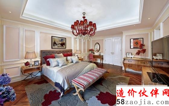 西安荣禾曲池东岸“尊贵典雅”简欧大户型设计