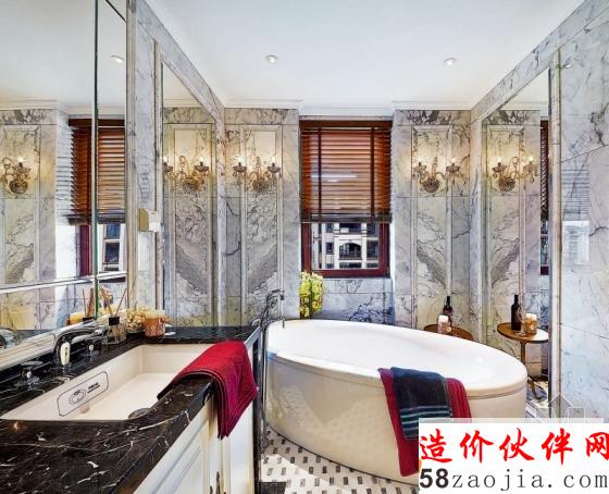 西安荣禾曲池东岸“尊贵典雅”简欧大户型设计