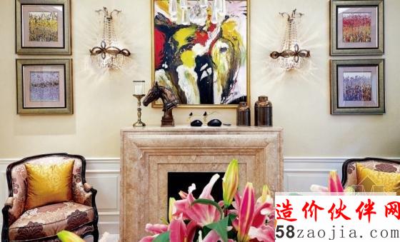 西安荣禾曲池东岸“尊贵典雅”简欧大户型设计