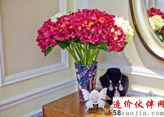 西安荣禾曲池东岸“尊贵典雅”简欧大户型设计