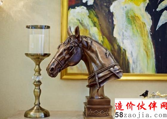 西安荣禾曲池东岸“尊贵典雅”简欧大户型设计