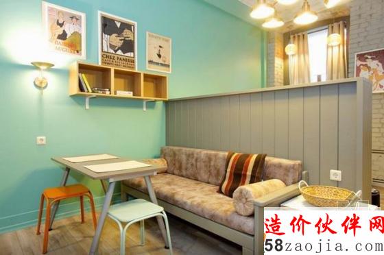 小户型大翻新!圣彼得堡“嫩绿”公寓设计