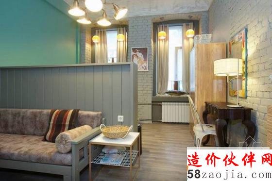 小户型大翻新!圣彼得堡“嫩绿”公寓设计