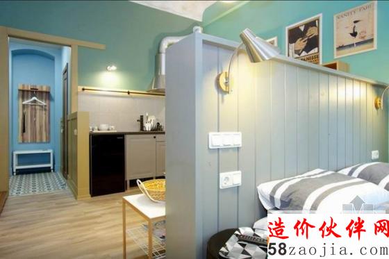 小户型大翻新!圣彼得堡“嫩绿”公寓设计