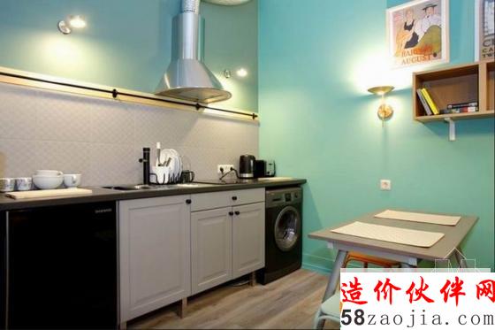 小户型大翻新!圣彼得堡“嫩绿”公寓设计