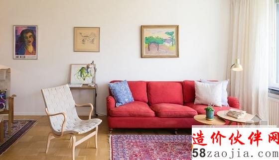 瑞典25坪“海量藏书”小家庭公寓