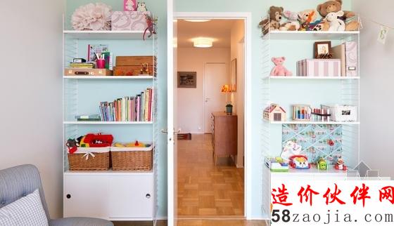 瑞典25坪“海量藏书”小家庭公寓