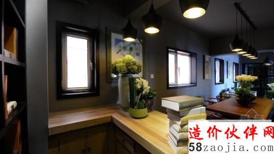 新疆“研墨黑白”新中式安富业消防办公室