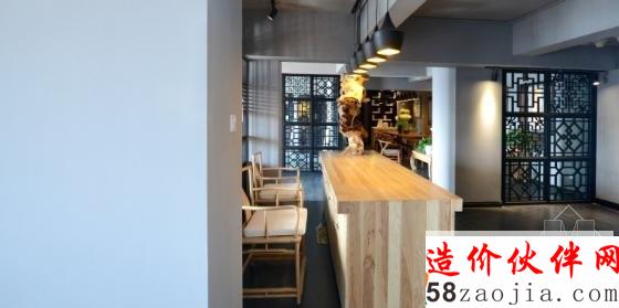 新疆“研墨黑白”新中式安富业消防办公室