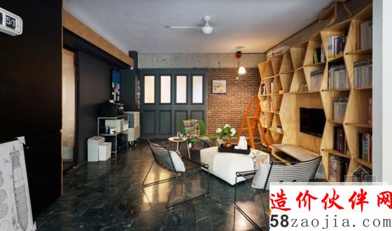 老屋空间特色!台湾94平幼儿园“改造”公寓