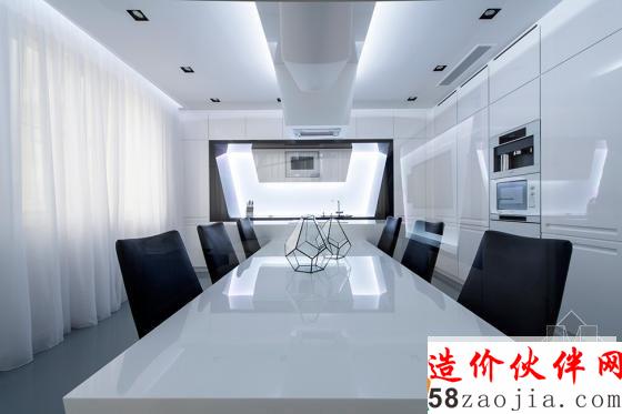 俄罗斯黑白色“冒险计划”未来派公寓