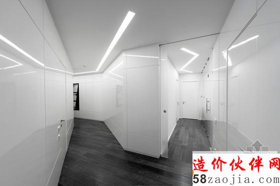 俄罗斯黑白色“冒险计划”未来派公寓