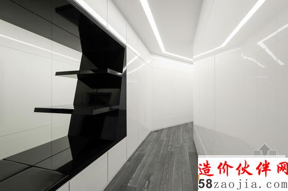 俄罗斯黑白色“冒险计划”未来派公寓