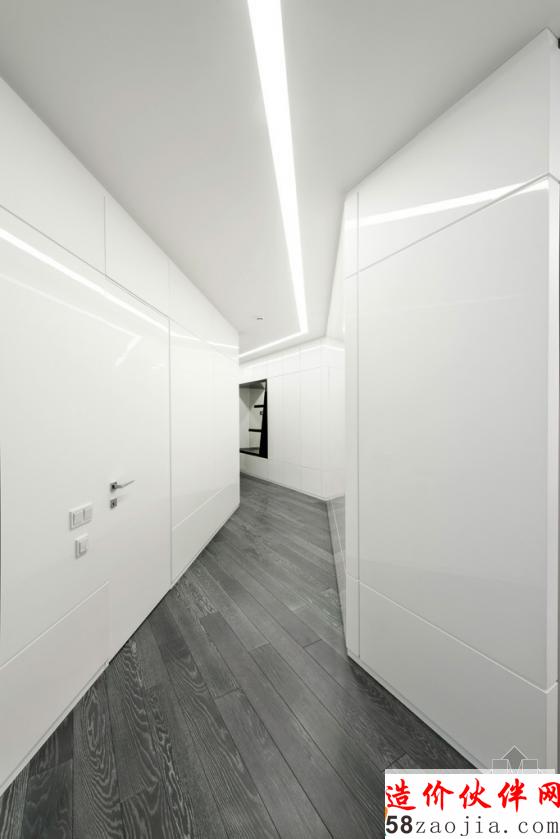 俄罗斯黑白色“冒险计划”未来派公寓