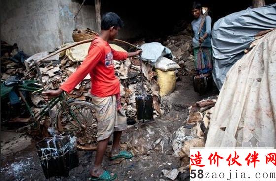 孟加拉皮革厂集中地