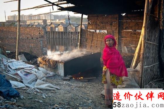 孟加拉皮革厂集中地的生活剪影