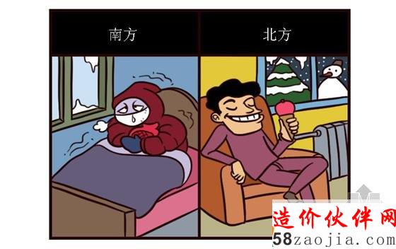 供暖按地域划分