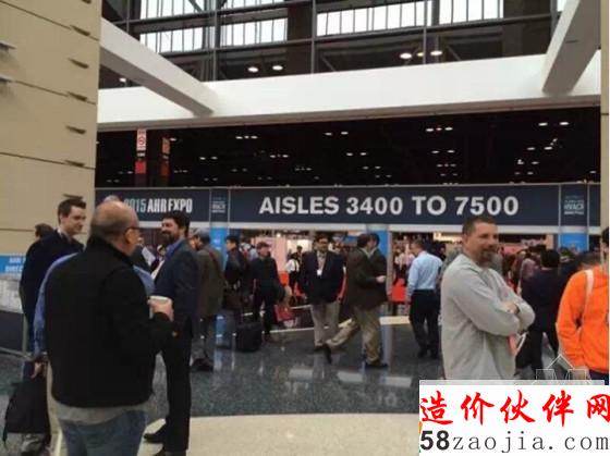 美国制冷展现场
