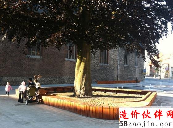 斯内德村内美丽的集市