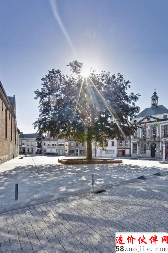 斯内德村内美丽的集市