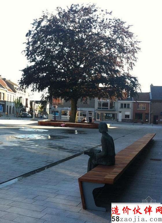 斯内德村内美丽的集市