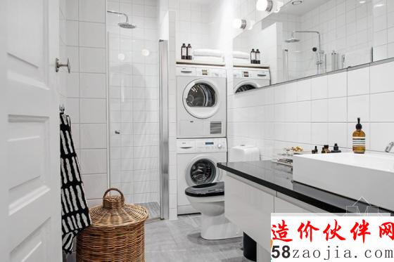 26坪瑞典“L型”小家庭公寓设计