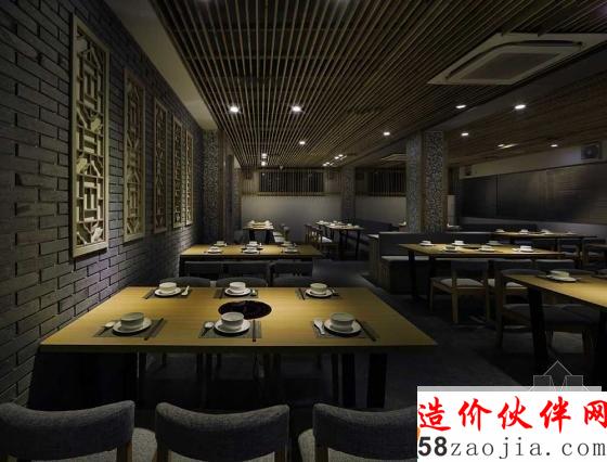 福州360平仓库改建“简”主题大喜膳餐厅