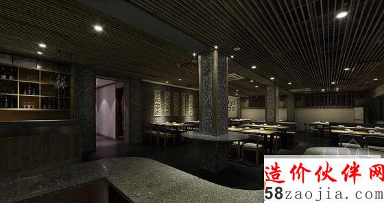 福州360平仓库改建“简”主题大喜膳餐厅