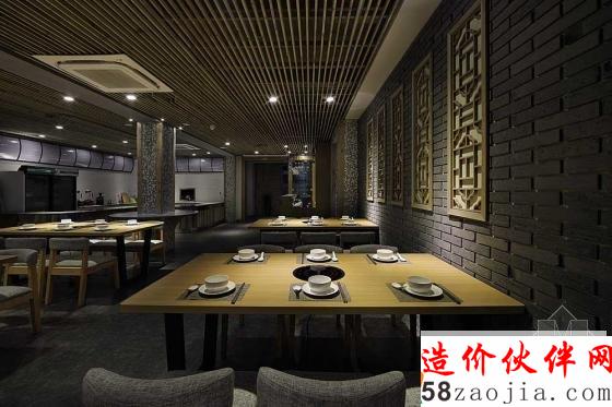 福州360平仓库改建“简”主题大喜膳餐厅