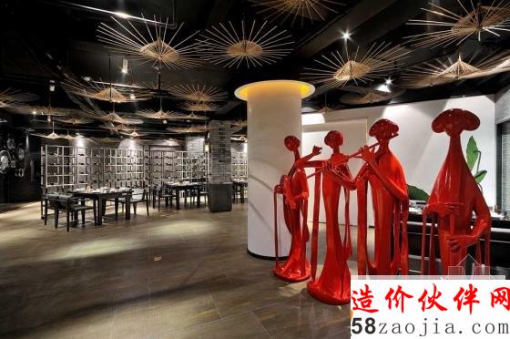 福州平潭“东方美”新中式墨韵餐厅