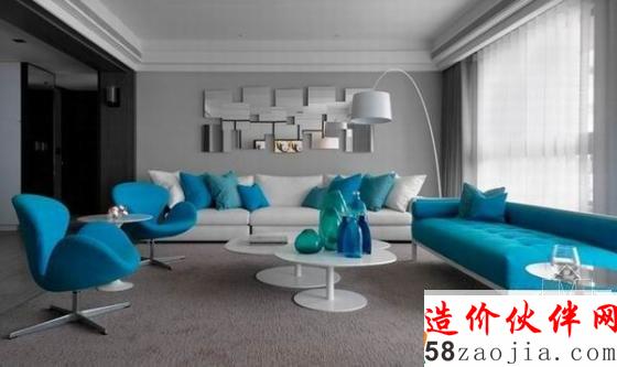 歌咏自然!缤纷“湖水蓝”美妙住宅设计