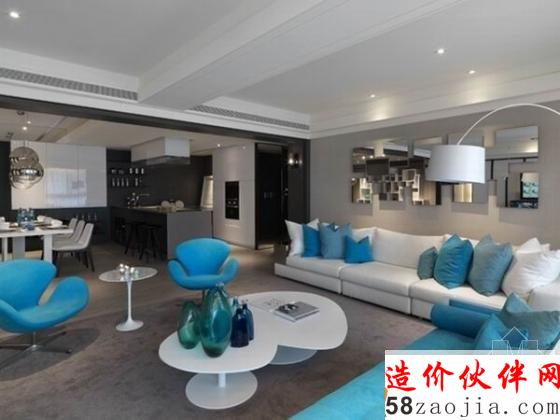 歌咏自然!缤纷“湖水蓝”美妙住宅设计