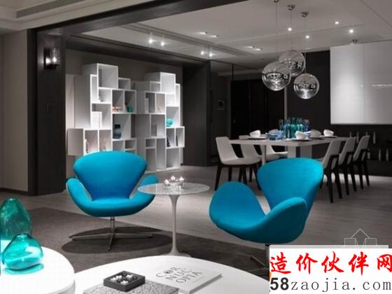 歌咏自然!缤纷“湖水蓝”美妙住宅设计