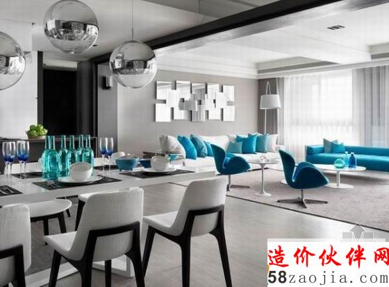 歌咏自然!缤纷“湖水蓝”美妙住宅设计