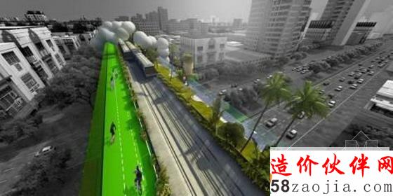 泰国曼谷空中车道