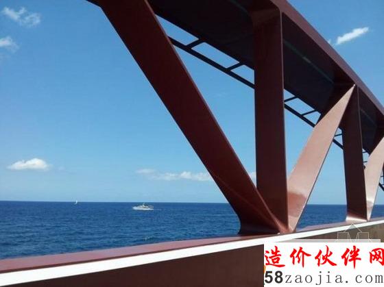 瓦莱塔大港口新圣埃尔莫防洪堤人行桥