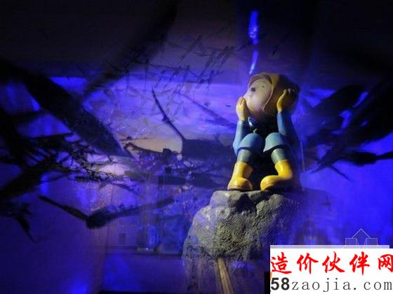 仰望空中飞鱼游移跳跃