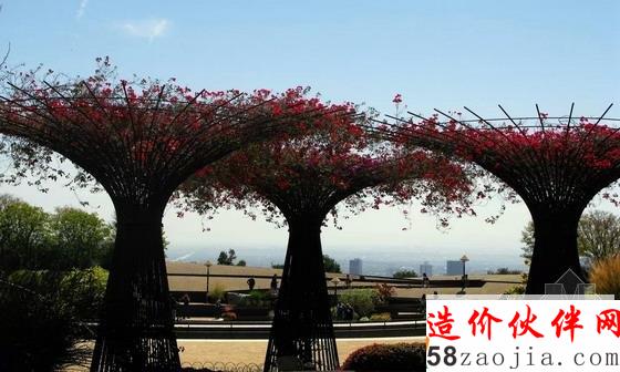 洛杉矶盖蒂中心中央花园