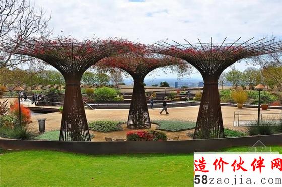 洛杉矶盖蒂中心中央花园