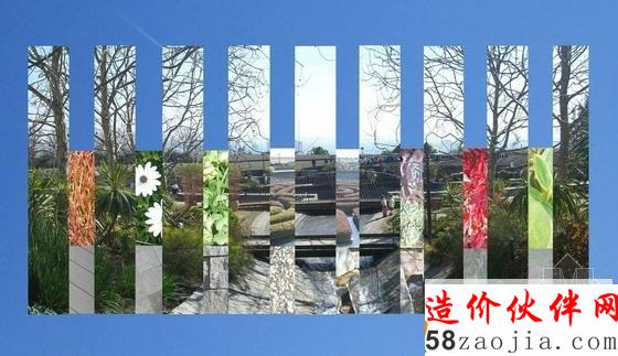 洛杉矶盖蒂中心中央花园