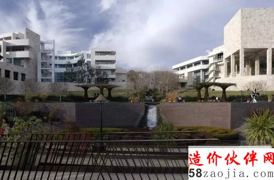 洛杉矶盖蒂中心中央花园