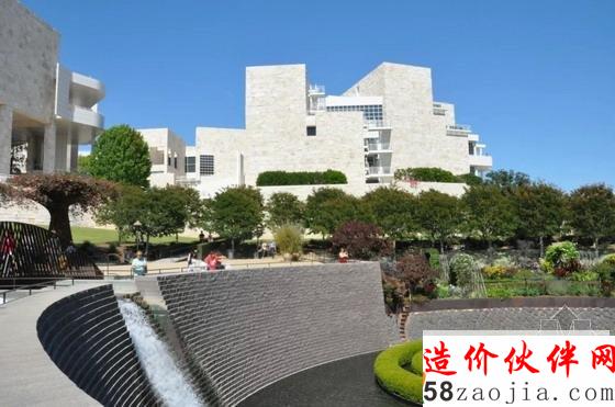 洛杉矶盖蒂中心中央花园