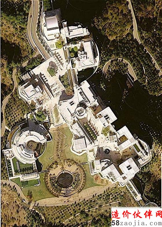 洛杉矶盖蒂中心中央花园