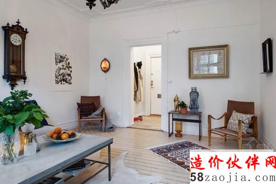 哥德堡翻新变身“精致”宫廷风北欧公寓