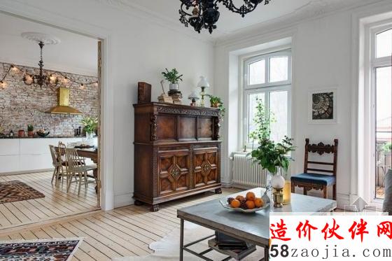 哥德堡翻新变身“精致”宫廷风北欧公寓