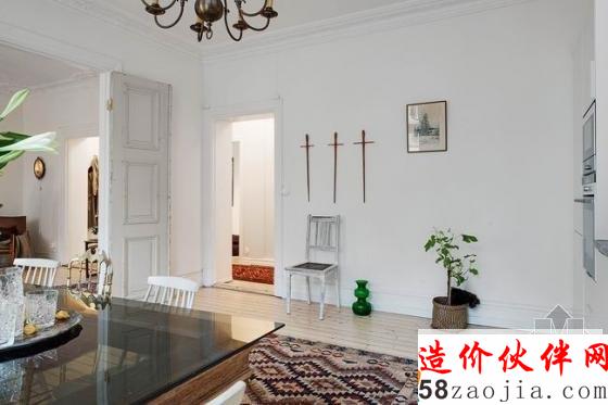 哥德堡翻新变身“精致”宫廷风北欧公寓