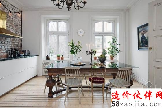 哥德堡翻新变身“精致”宫廷风北欧公寓